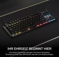 Corsair K70 CORE TKL Tenkeyless-Gaming-Tastatur IT-Layaout