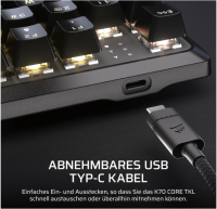 Corsair K70 CORE TKL Tenkeyless-Gaming-Tastatur IT-Layaout