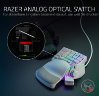 Razer Tartarus Pro Mercury - Gaming Keypad - Gamepad 32 Tasten