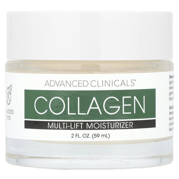 Advanced Clinicals, pflanzliches Kollagen, Multi-Lift-Feuchtigkeitspflege, 59 ml