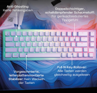 CHERRY XTRFY K5V2 Compact, mechanische Gaming-Tastatur ohne OVP