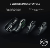 Razer Naga V2 Pro - Kabellose MMO-Gaming-Maus HyperSpeed schwarz +