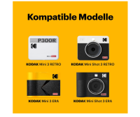 KODAK ICRG360 – Farbpatrone und Fotopapier für 60 Fotos (7,6 x 7,6 cm) ❌BITTE LESEN