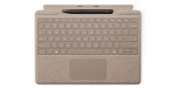 Microsoft Surface Pro Tastatur AZERTY Sand + Slim Pen ❌BITTE LESEN!