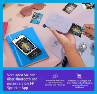 HP Sprocket Smartphone Sofortbilddrucker, 2 x 3 Zoll ❌BITTE LESEN