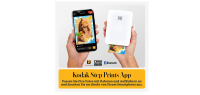 KODAK Step Slim Mobiler Sofortbild-Fotodrucker Kit:Drucker, 20 Zinkpapier, Etui