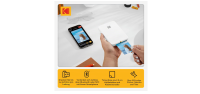 KODAK Step Slim Mobiler Sofortbild-Fotodrucker Kit:Drucker, 20 Zinkpapier, Etui