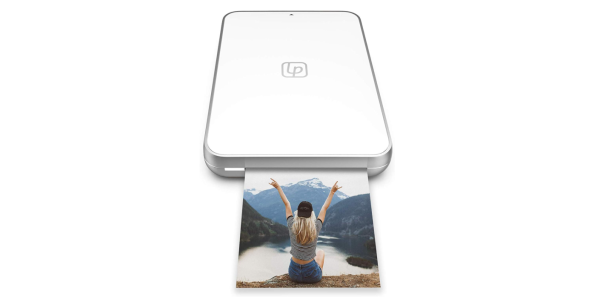Lifeprint Ultra Slim Drucker Tragbarer Bluetooth-Sofortdrucker Printer weiß