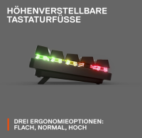 SteelSeries Apex Pro Mini Wireless Gaming-Tastatur Fr-Layout AZERTY