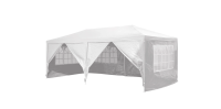 Pavillon Tavares 584 cm x 292 cm x 255 cm Weiß
