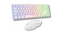 The G-Lab - Combo Hydrogen – Gaming-Tastatur, azerty FR + Gaming-Maus RGB