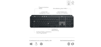 Logitech MX Keys S kabellose Tastatur - Layout ES Qwerty