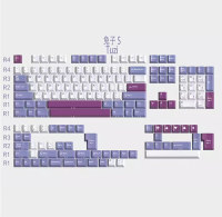 160 Tasten Doubleshot Keycaps Cherry Profil Tastenkappen...