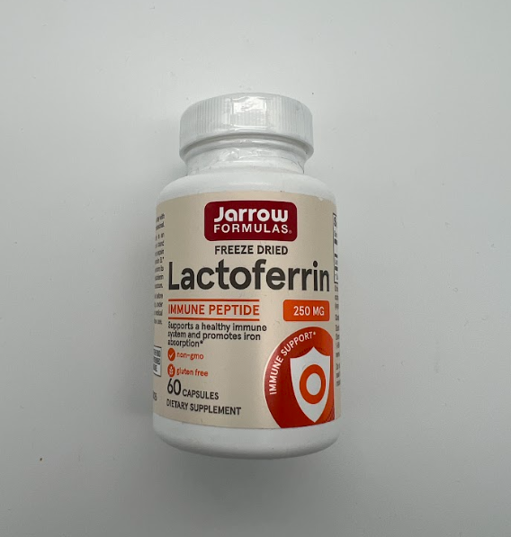 Jarrow Formulas, Lactoferrin, gefriergetrocknet, 250 mg, 60 Kapseln