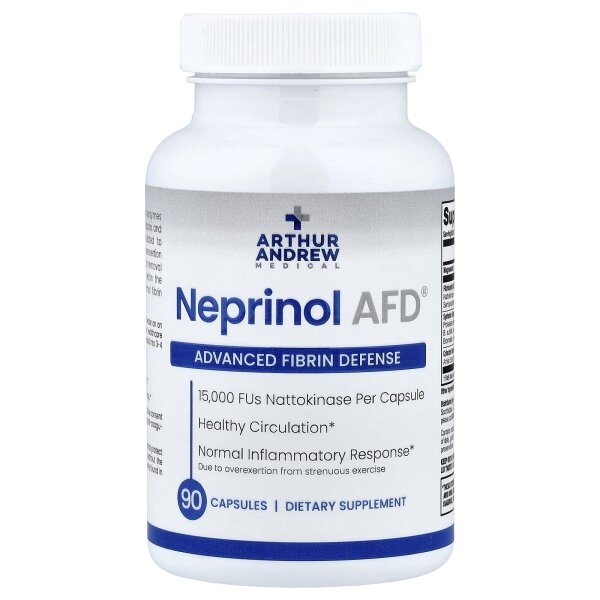 Arthur Andrew Medical, Neprinol AFD, hoher Fibrinschutz 500 mg, 90 Kapseln