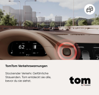 TomTom Verkehrs-Assistent Tom Verkehrswarungen Car-Play - ohne Befestigung