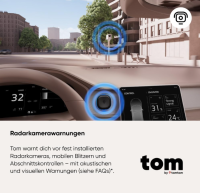 TomTom Verkehrs-Assistent Tom Verkehrswarungen Car-Play - ohne Befestigung