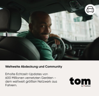 TomTom Verkehrs-Assistent Tom Verkehrswarungen Car-Play / ohne Zubehör