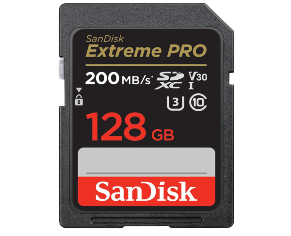 SanDisk Extreme PRO SDXC Speicherkarte 128 GB, 200 MB/s OHNE OVP