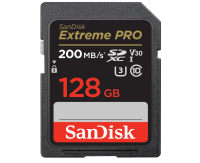 SanDisk Extreme PRO SDXC Speicherkarte 128 GB, 200 MB/s...