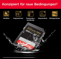 SanDisk Extreme PRO SDXC Speicherkarte 512 GB, 200 MB/s OHNE OVP