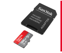 SanDisk Ultra Android microSDXC Speicherkarte 256 GB + Adapter OHNE OVP