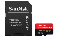 SanDisk Extreme PRO microSDXC UHS-I Speicherkarte 256 GB + Adapter OHNE OVP