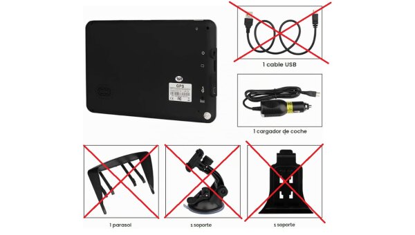 Riloer GPS-Navigationsset Universal für Auto, LKW, Wohnwagen ❌ BITTE LESEN!
