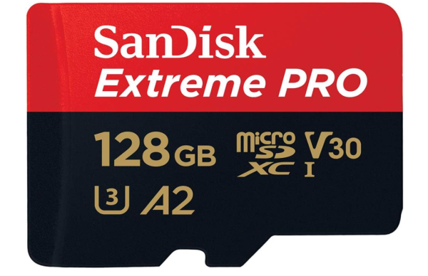 SanDisk Extreme PRO microSDXC UHS-I Speicherkarte 128 GB + Adapter OHNE OVP