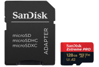SanDisk Extreme PRO microSDXC UHS-I Speicherkarte 128 GB + Adapter OHNE OVP