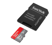 SanDisk Ultra microSDXC UHS-I-Speicherkarte 64 GB +...