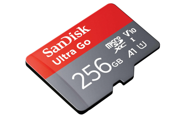 SanDisk 256 GB Ultra Go Micro SDXC Karte + SD Adapter (Für Android) OHNE OVP