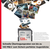 SanDisk Ultra SDXC UHS-I Speicherkarte 128 GB für...