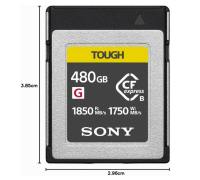 Sony CFexpress Type B 480 GB Tough (CEBG480T) – Lesen bis 1850 MB/s, OHNE OVP