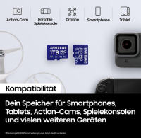 Samsung PRO Plus (2023) microSD-Karte + SD-Adapter, 1 TB OHNE OVP