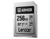 Lexar Armor Silver Pro SDXC UHS-II Karte 256GB, C10, U3, V60, OHNE OVP