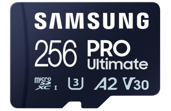 Samsung PRO Ultimate microSD-Karte + SD-Adapter, 256 GB, OHNE OVP