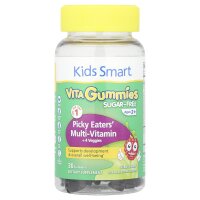 Kids Smart, Kids Smart® Vita Gummies, Multivitamin + 4 Gemüsesorten für wählerische Esser, ab 3 Jahren, Zitrusbeeren, 30 Fruchtgummis