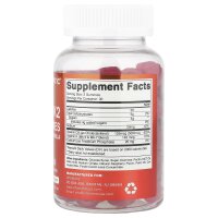 Vitamatic, D3 + K2 Gummies, D3 + K2-Fruchtgummis, natürliche Himbeere, 60 Fruchtgummis