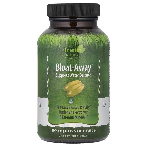 Irwin Naturals, Bloat-Away®, 60 flüssige Weichkapseln