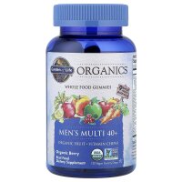 Garden of Life, Organics, Mens Multi 40+ Gummies, Multi-Fruchtgummis für Männer ab 40, Bio-Beeren, 120 vegane Fruchtgummi-Drops