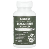 NuBest, Magnesium Complex, Magnesium-Komplex, 90 pflanzliche Kapseln