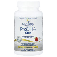 Nordic Naturals, ProDHA Xtra™, Erdbeere, 60 Weichkapseln