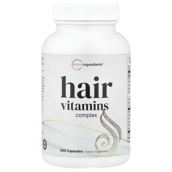 Micro Ingredients, Hair Vitamins Complex, Haar-Vitamin-Komplex, 240 Kapseln