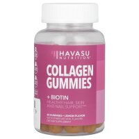 Havasu Nutrition, Collagen Gummies + Biotin, Kollagen-Fruchtgummis + Biotin, Zitrone, 60 Fruchtgummis