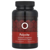 DAdamo Personalized Nutrition, Polyvite® O, Multivitamin Supplement, Ergänzungsmittel mit Multivitaminen, 120 vegetarische Kapseln