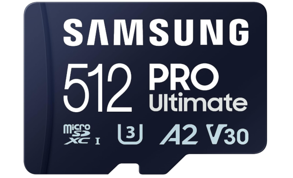 Samsung PRO Ultimate microSD-Karte + SD-Adapter, 512 GB OHNE OVP
