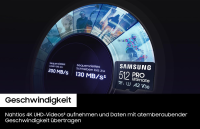 Samsung PRO Ultimate microSD-Karte + SD-Adapter, 512 GB OHNE OVP