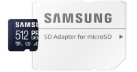 Samsung PRO Ultimate microSD-Karte + SD-Adapter, 512 GB OHNE OVP
