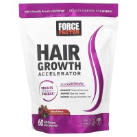 Force Factor, Haarwuchsbeschleuniger, gemischte Beeren, 60 Kau-Snacks